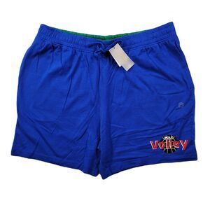Polo Ralph Lauren Waffle-Knit Graphic Shorts Mens 2XL Pacific Royal Multi 6" $98